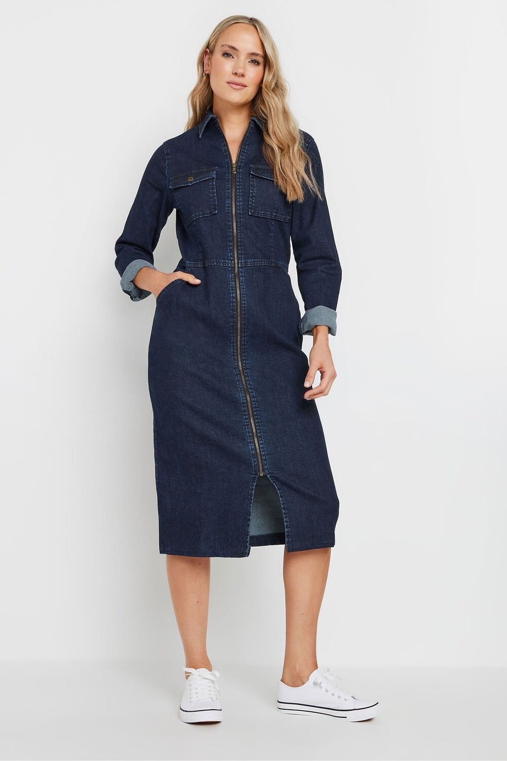 

Платье на молнии Long Tall Sally, синий