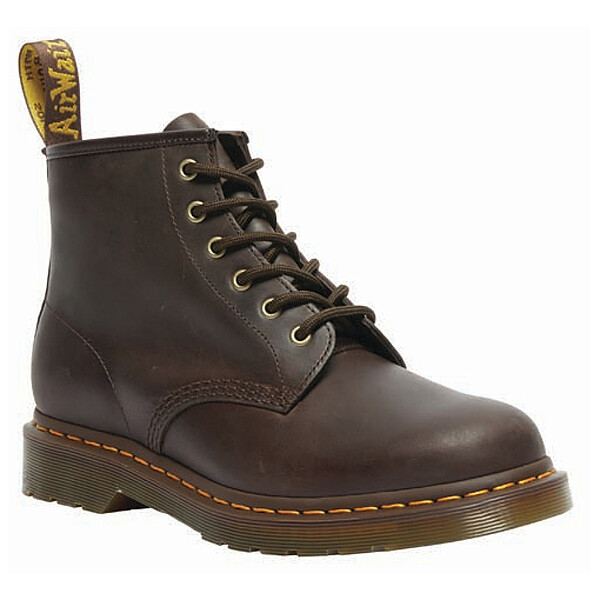 

Повседневные ботинки Dr Martens 101 Crazy Horse, цвет Dark Brown