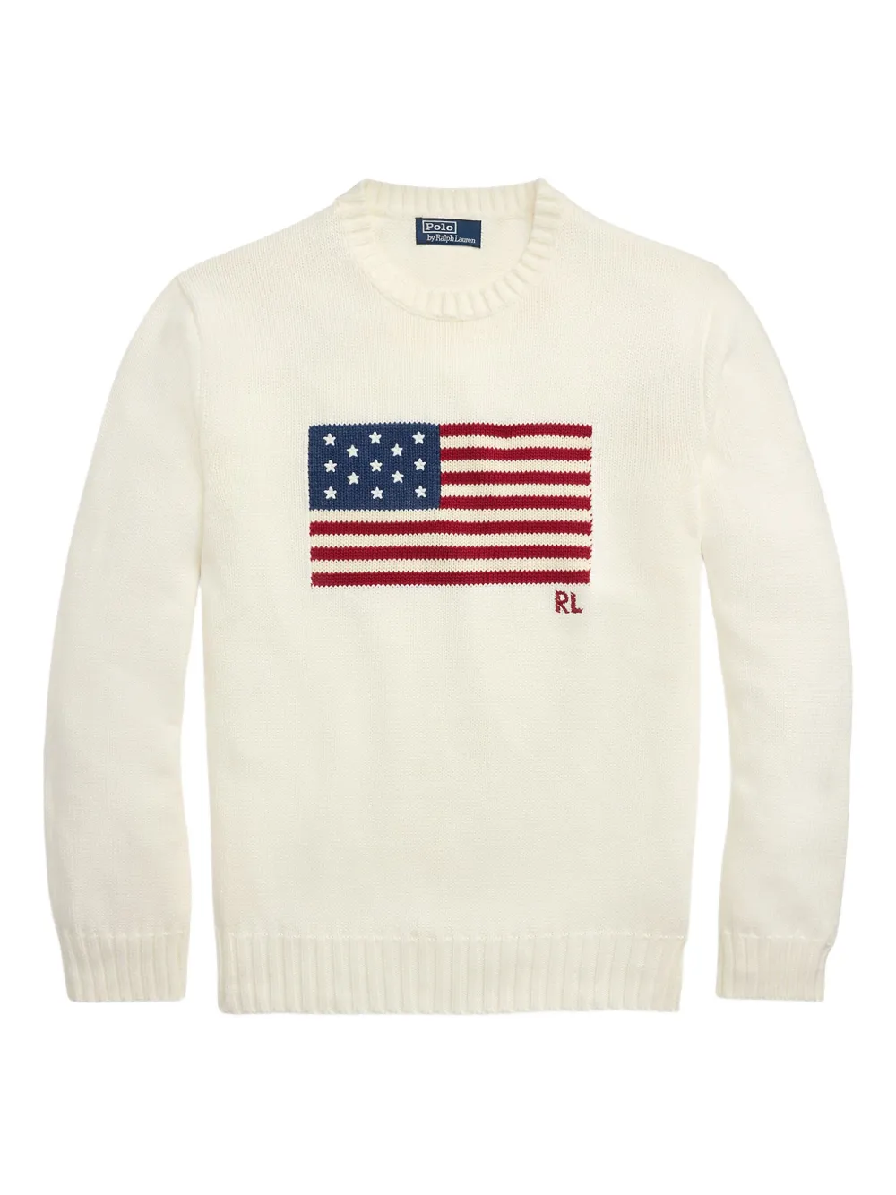 

Свитер с круглым вырезом POLO RALPH LAUREN, белый