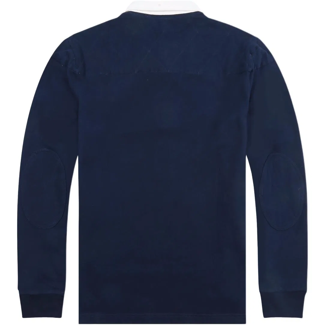 Поло с длинным рукавом, бывшее в употреблении Polo Ralph Lauren, Marine Blue — фото 3