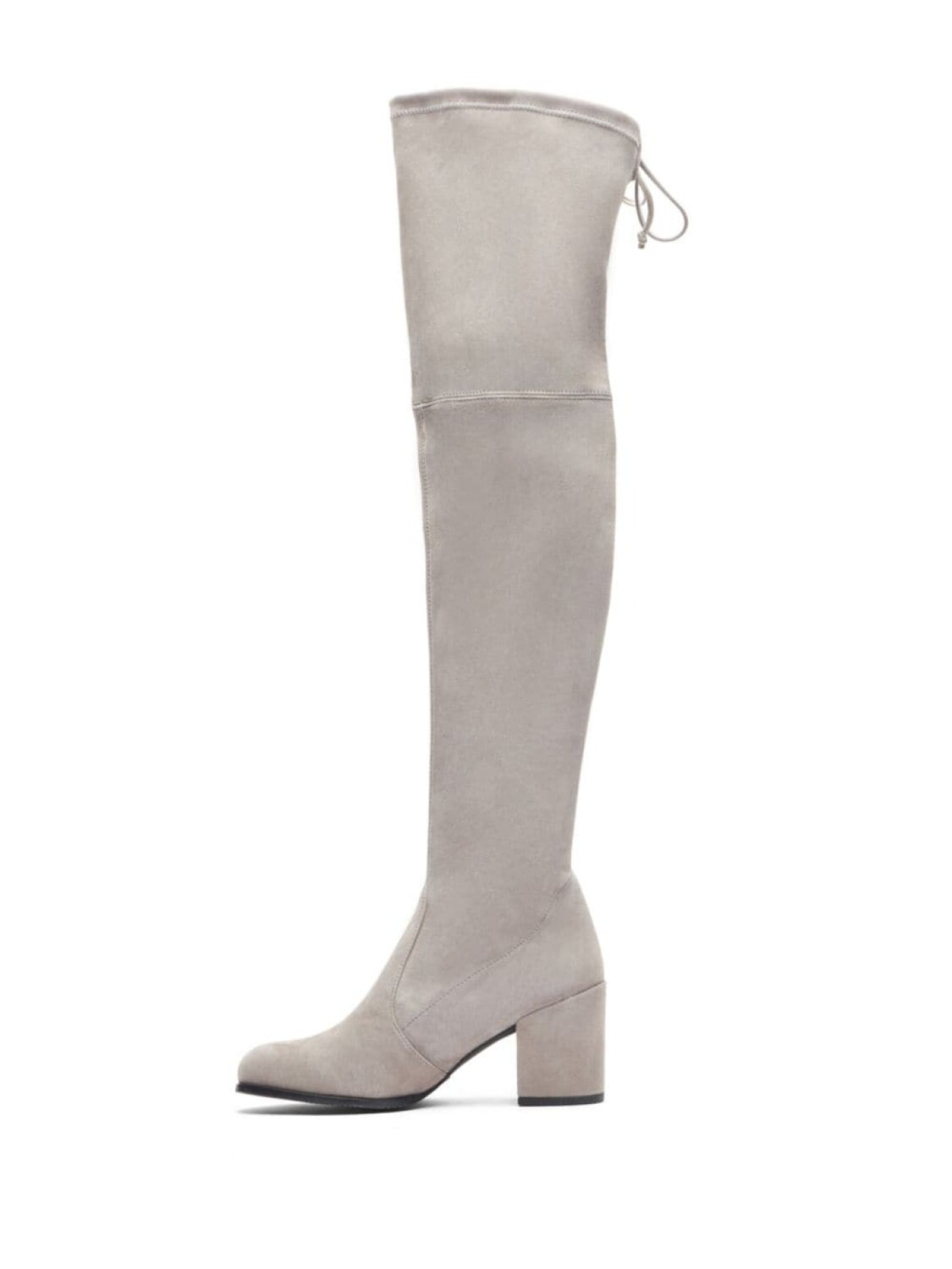 

Stuart Weitzman 65-миллиметровые ботинки Tieland Slate выше колена, серый