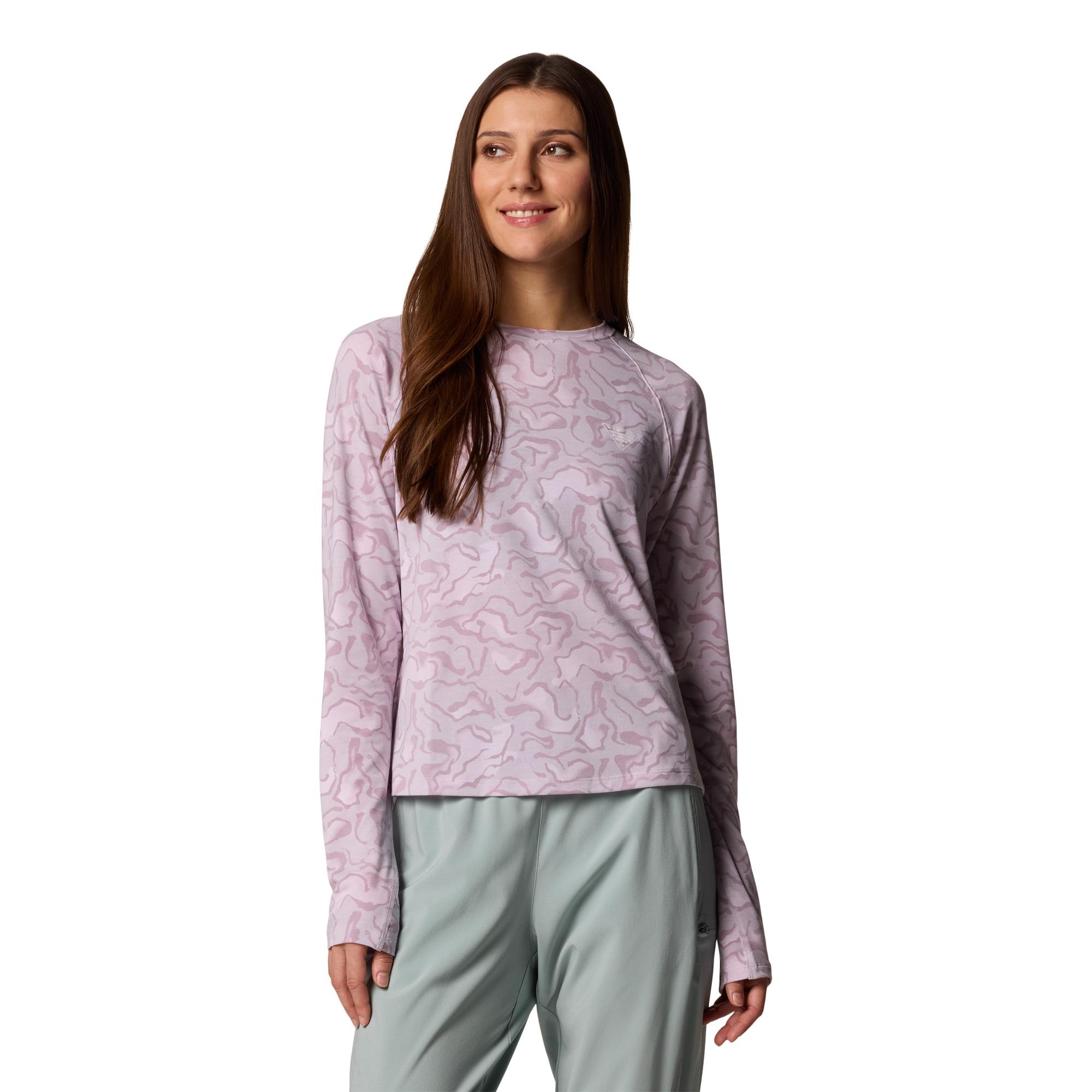 

Женская трикотажная рубашка с длинными рукавами PFG Uncharted Columbia, Lavender Pearl