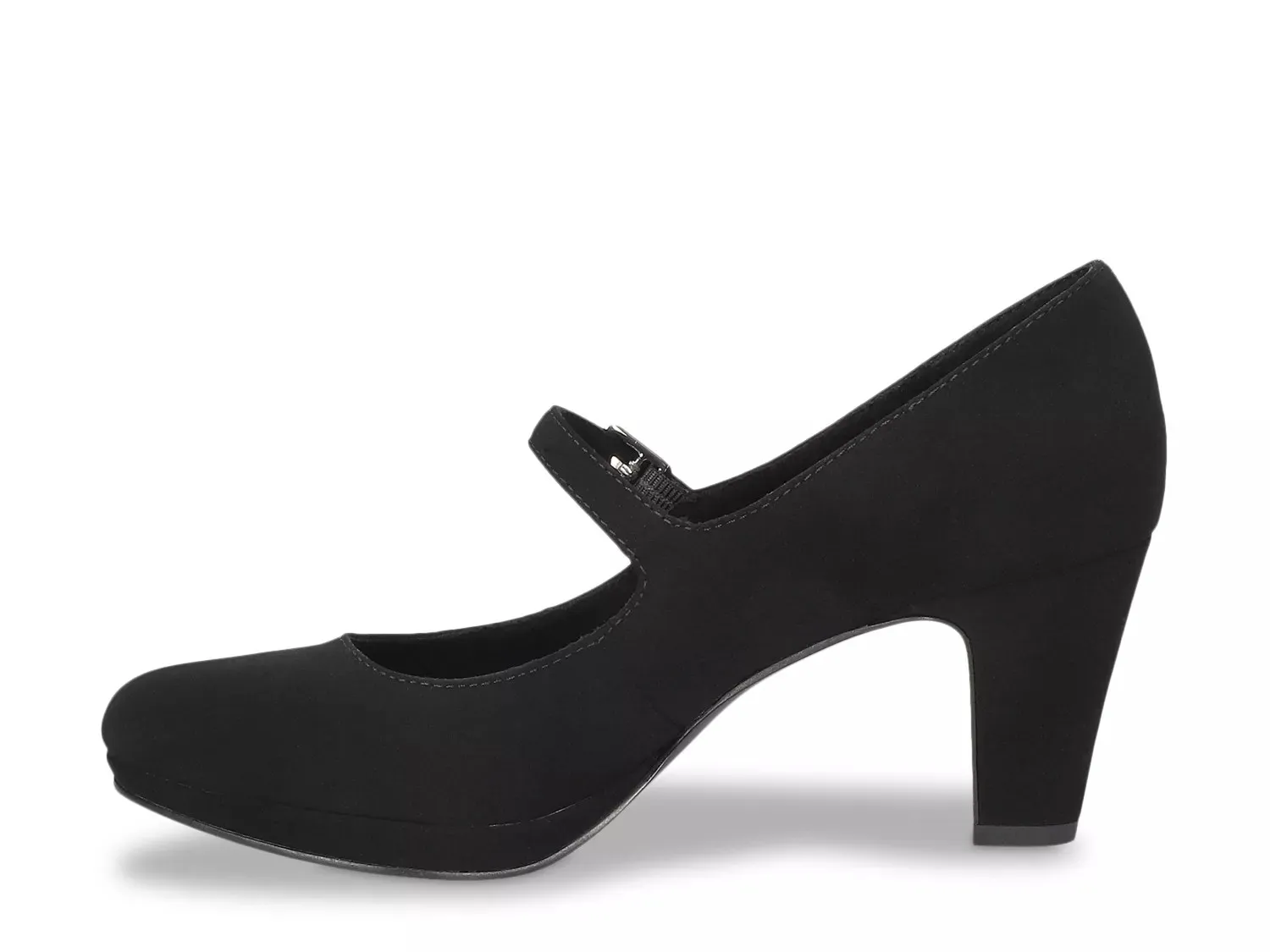 Туфли-лодочки Easy Street Zest Mary Jane, черная ткань — фото 3
