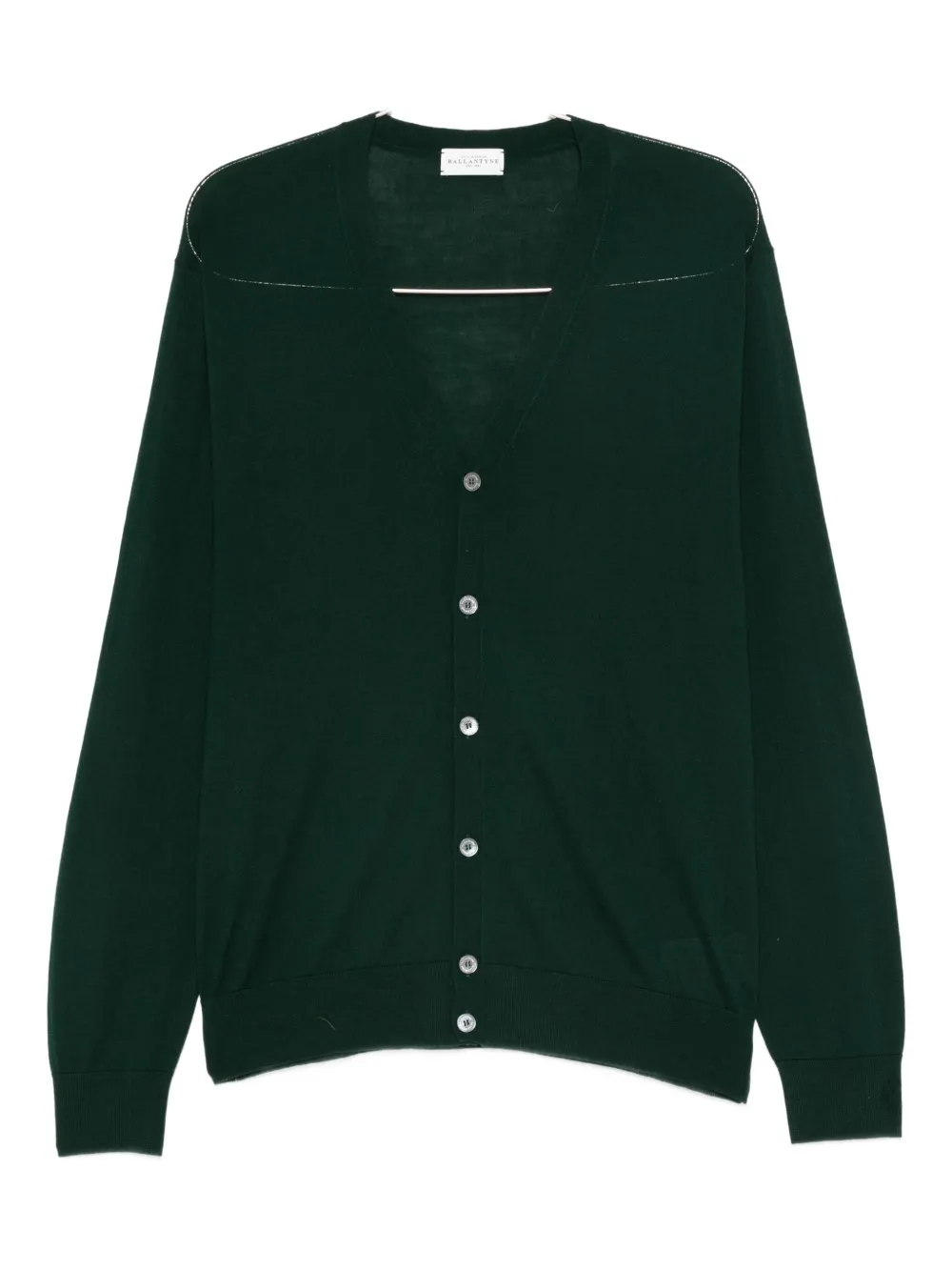 

Кардиган из тонкого трикотажа с V-образным вырезом Ballantyne, зеленый