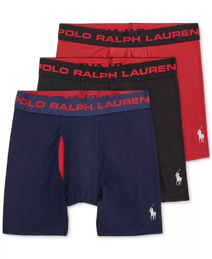 

Мужские боксеры Perfect Pouch, 3 шт Polo Ralph Lauren, мультиколор