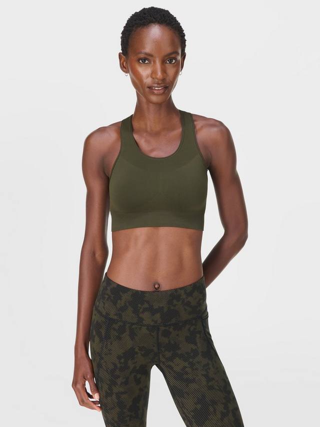 

Беспрошивной спортивный бра Stamina Sweaty Betty, Nori Green