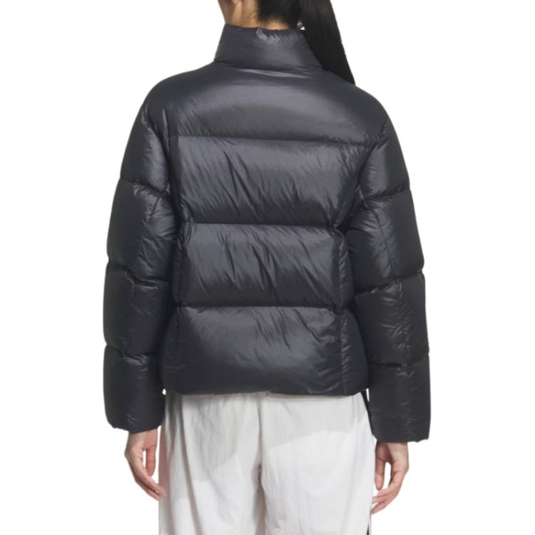 Женская легкая пуховая куртка FW25 Adidas, черный/светло-розовый — фото 4