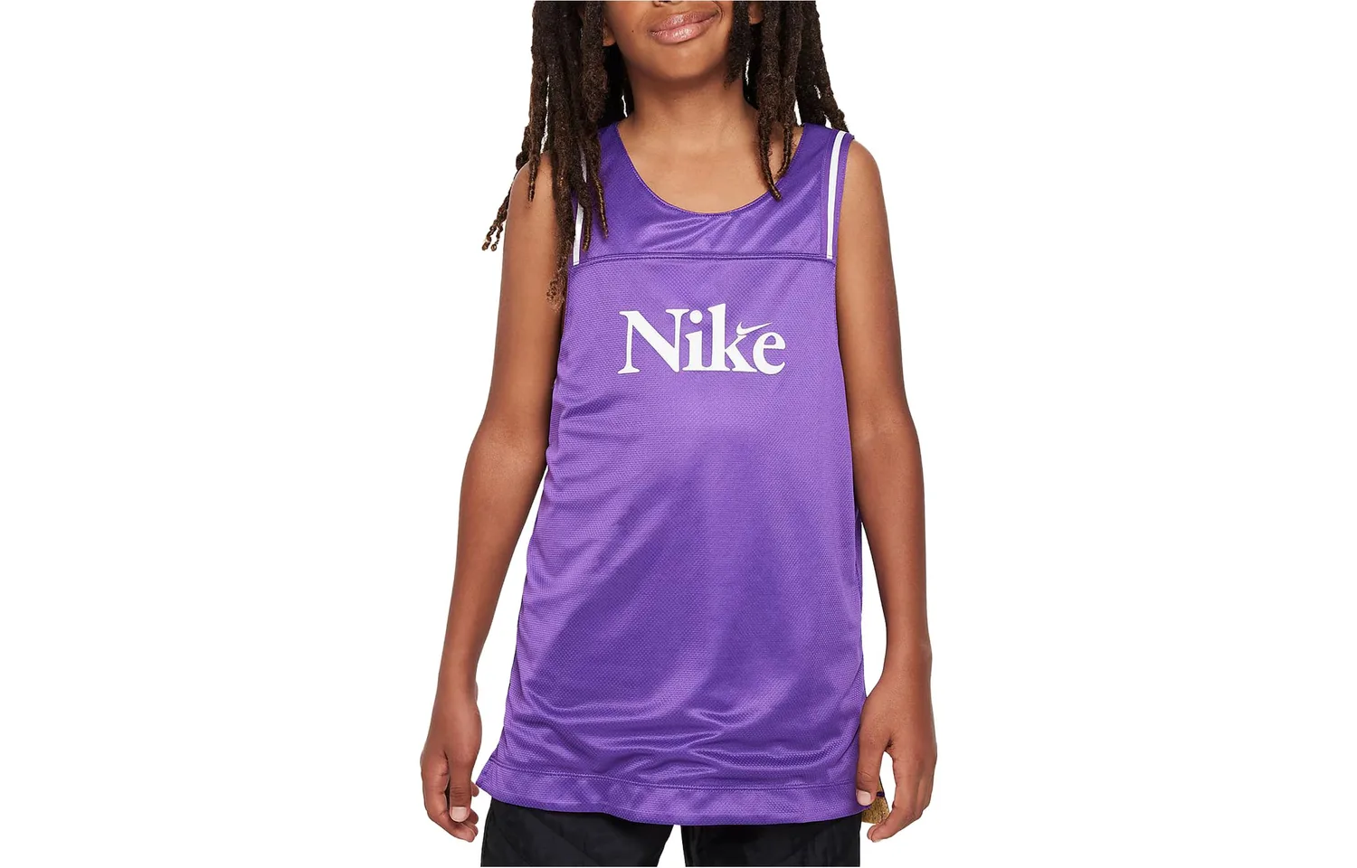 Детская повседневная спортивная футболка с круглым вырезом Nike, Dream Purple