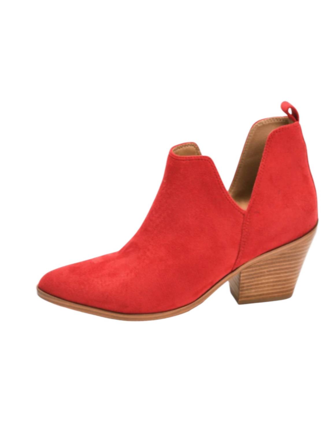 Женские дерзкие ботильоны в красном цвете Corkys Footwear — фото 2