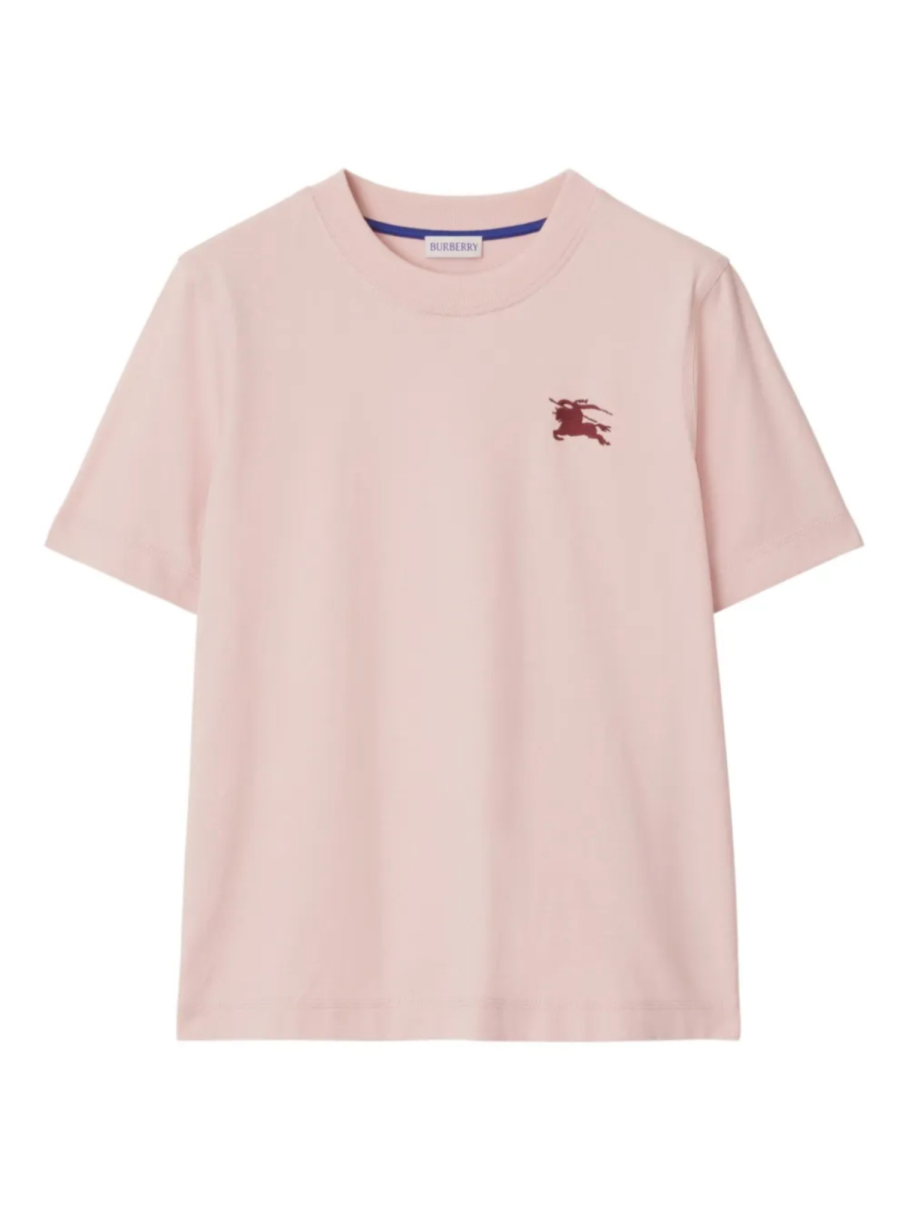 

Футболка Burberry с мотивом Equestrian Knight, розовый