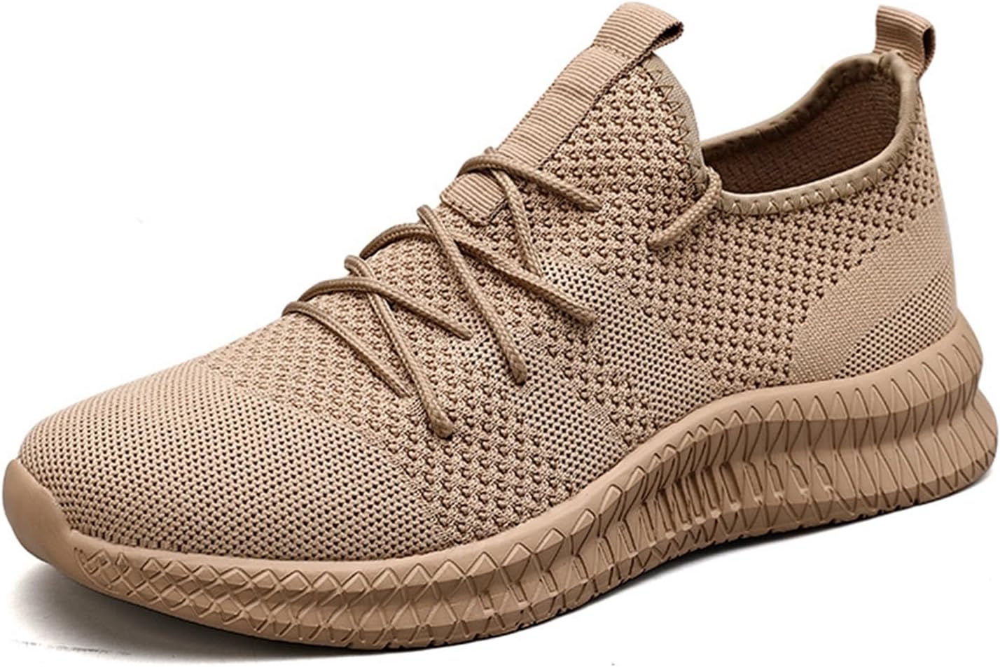 

Мужские дышащие кроссовки из сетки, удобные, модные, на шнуровке, для бега и тренировок, легкие прогулочные повседневные кроссовки Generic, коричневый