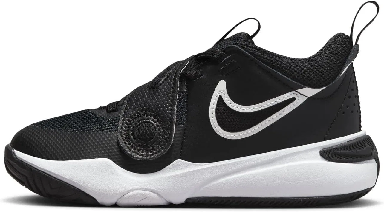 Детские кроссовки Nike Team Hustle D 11, Black White