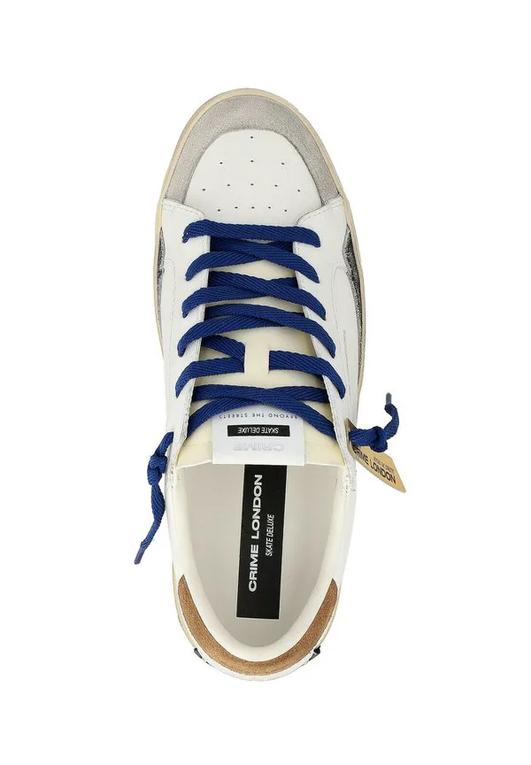 Sk8 deluxe sneaker skate shoes Crime London, Bianco — фото 3