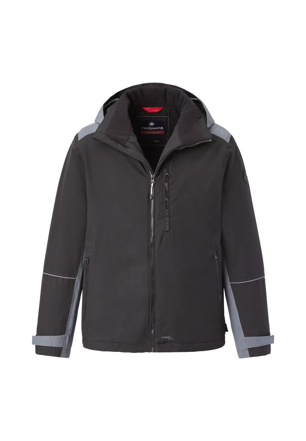 

Водонепроницаемая куртка для активного отдыха с функцией Protex Len redpoint, цвет Black Colour Blocking