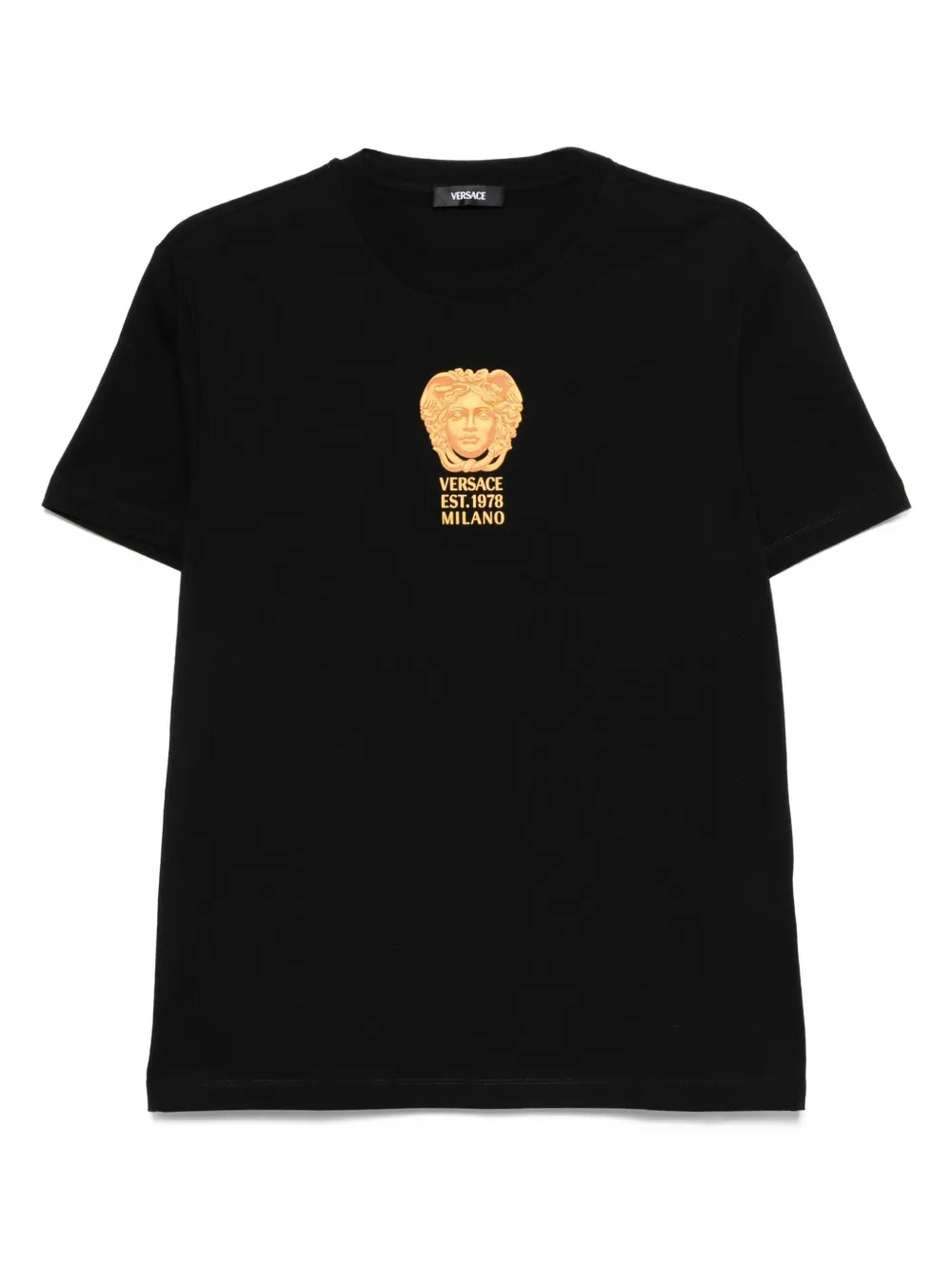 

Футболка с принтом Medusa VERSACE, черный