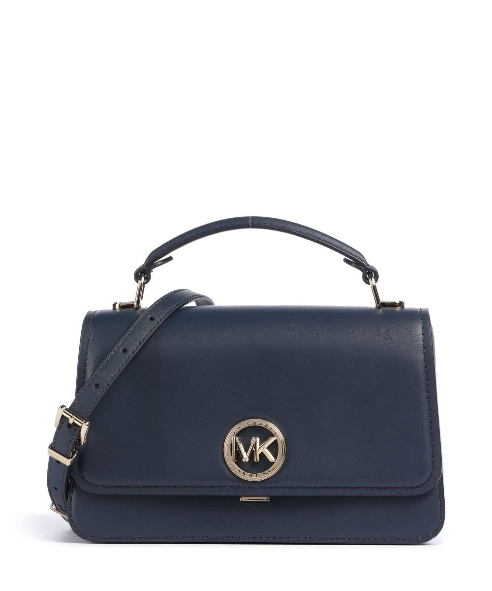 

Сумочка Delancey из мелкозернистой яловой кожи. Michael Kors, синий