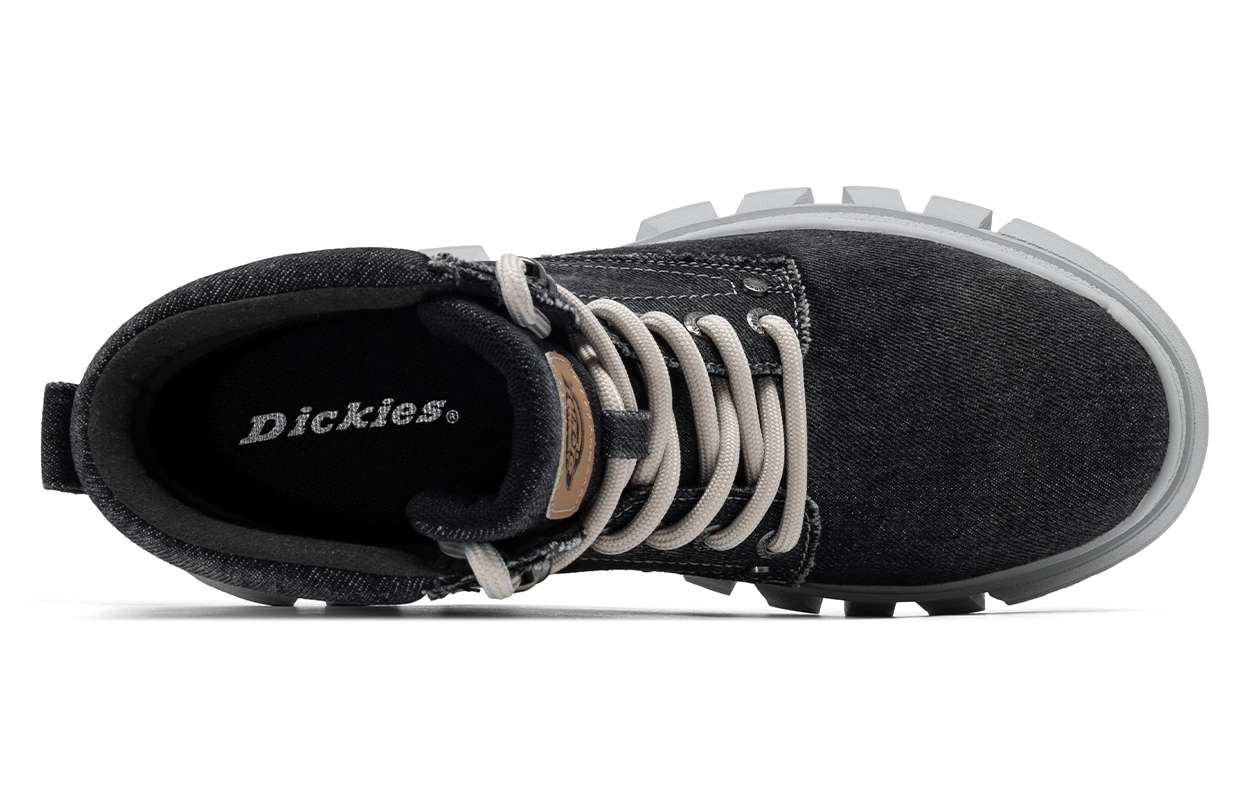Мужские ботинки Dickies Short Martin джинсовые на толстой подошве, черный — фото 4