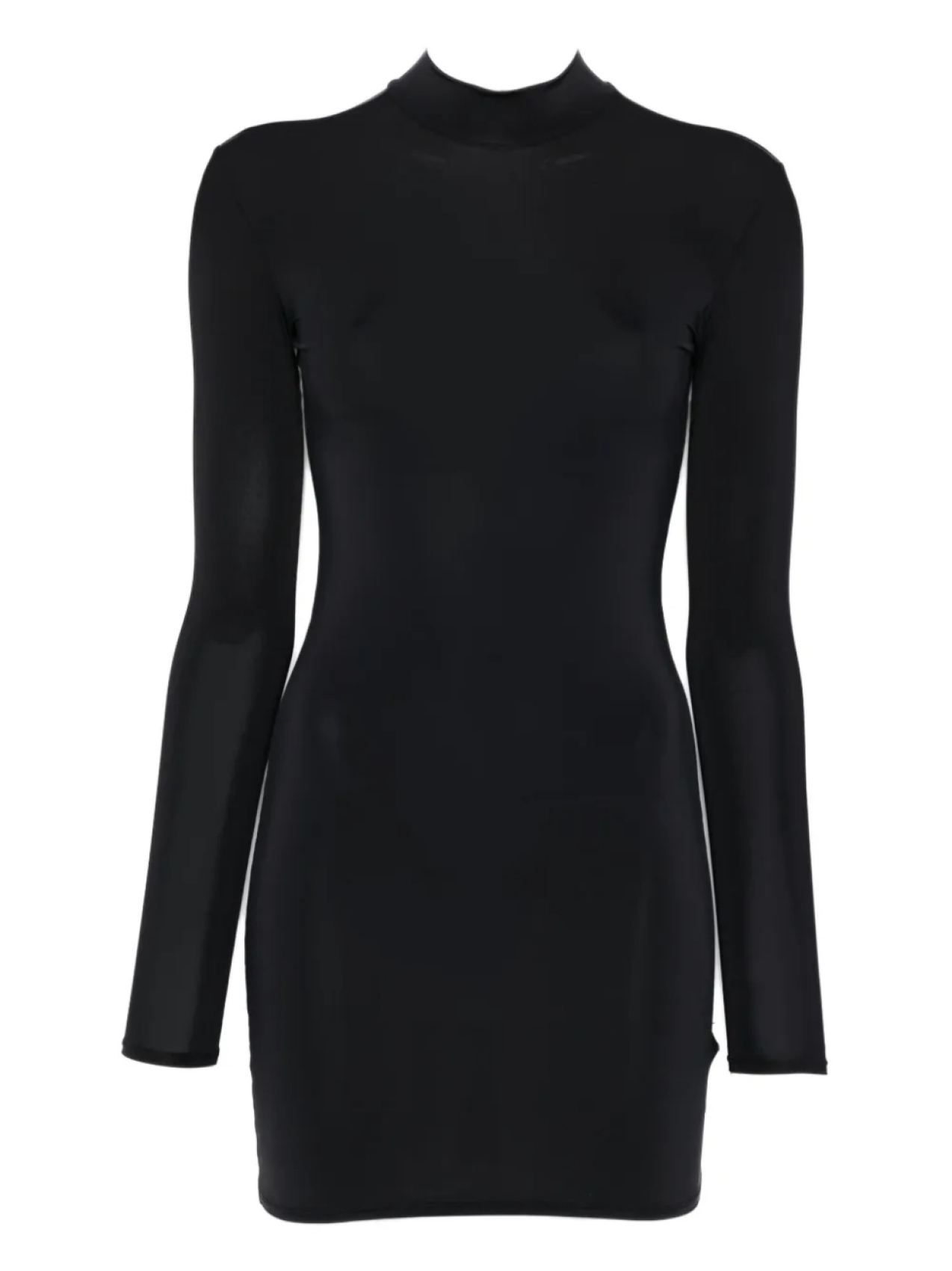 

Maison Close The Minuit мини-платье с высоким воротом, черный