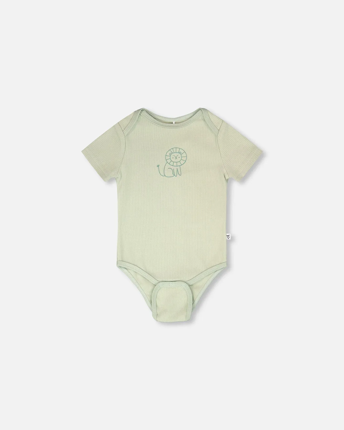 Комбинезон Evolutive Jersey Onesie, цвет шалфейно-зеленый Deux Par Deux — фото 2