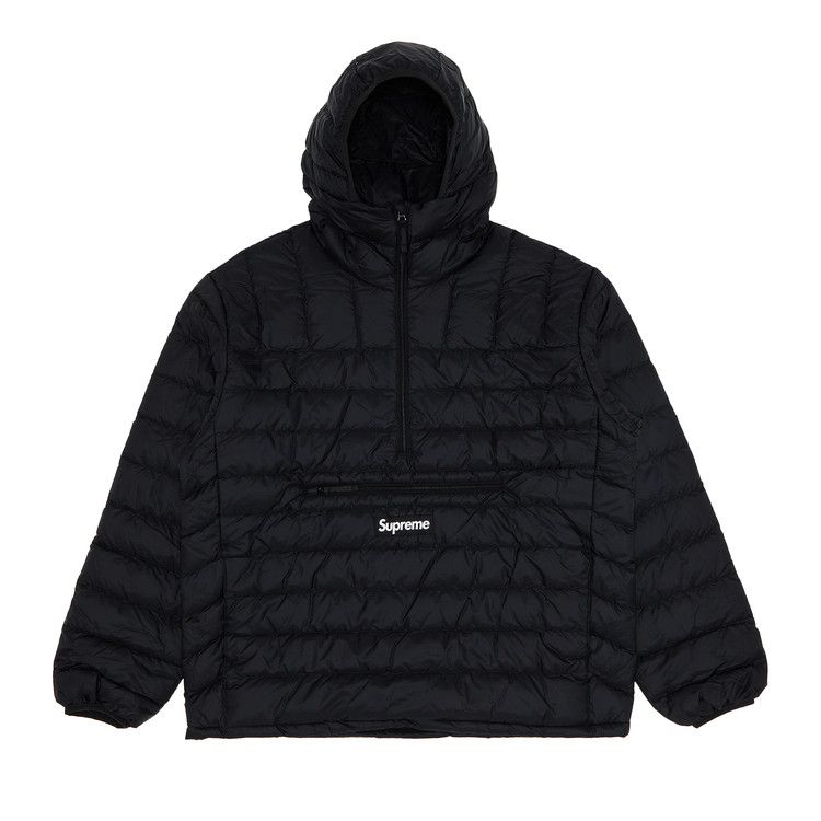 

Куртка Supreme Micro Down Half Zip Hooded Pullover, Black