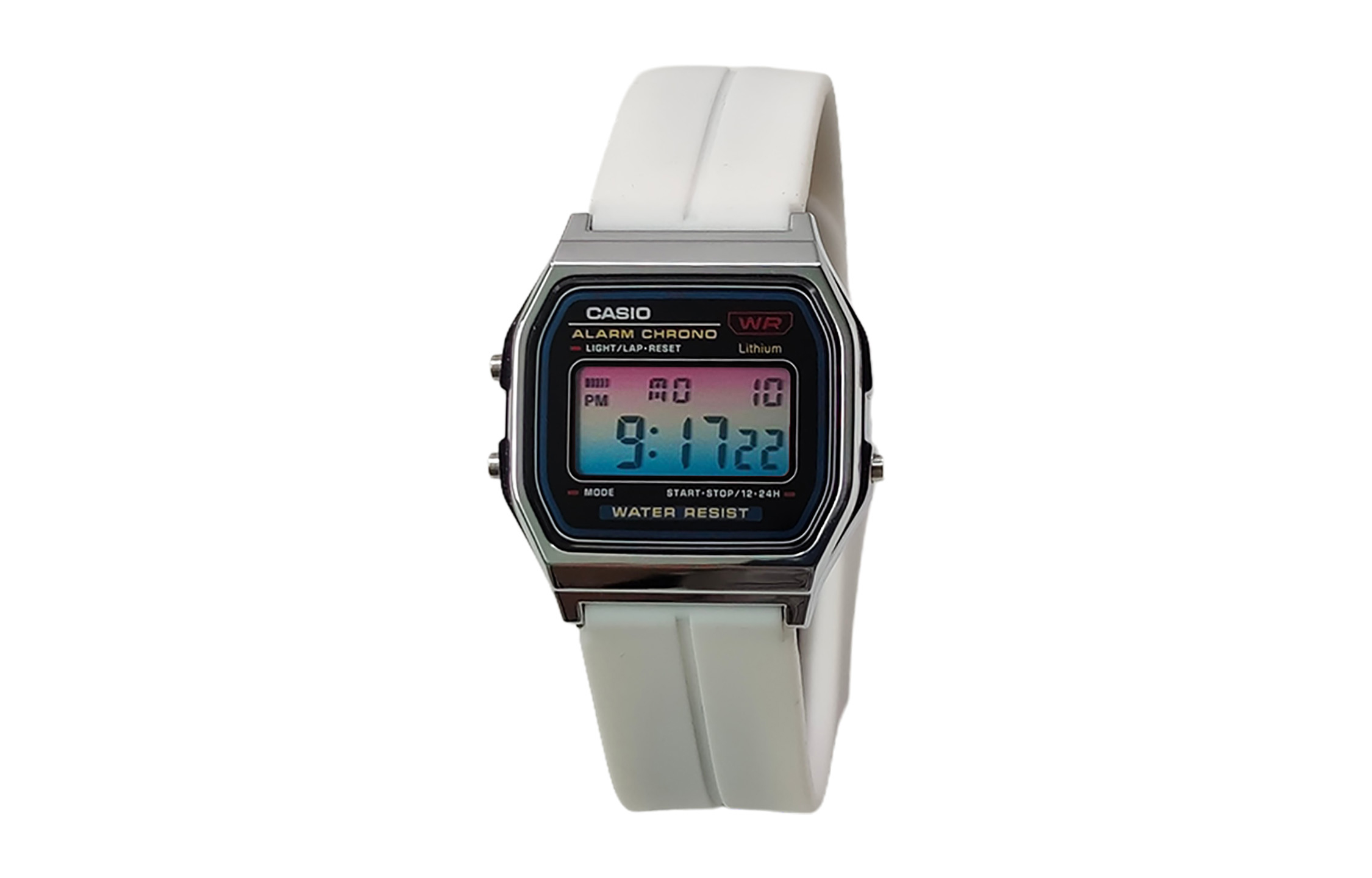 

CASIO Кварцевые часы унисекс с силиконовым ремешком и черным циферблатом