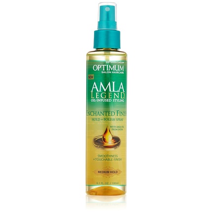 

Спрей-лак для полировки и укладки волос Optimum Care Amla Legend Enchanted Hold Finish and Polisher Spray 6,1 жидких унций SoftSheen-Carson