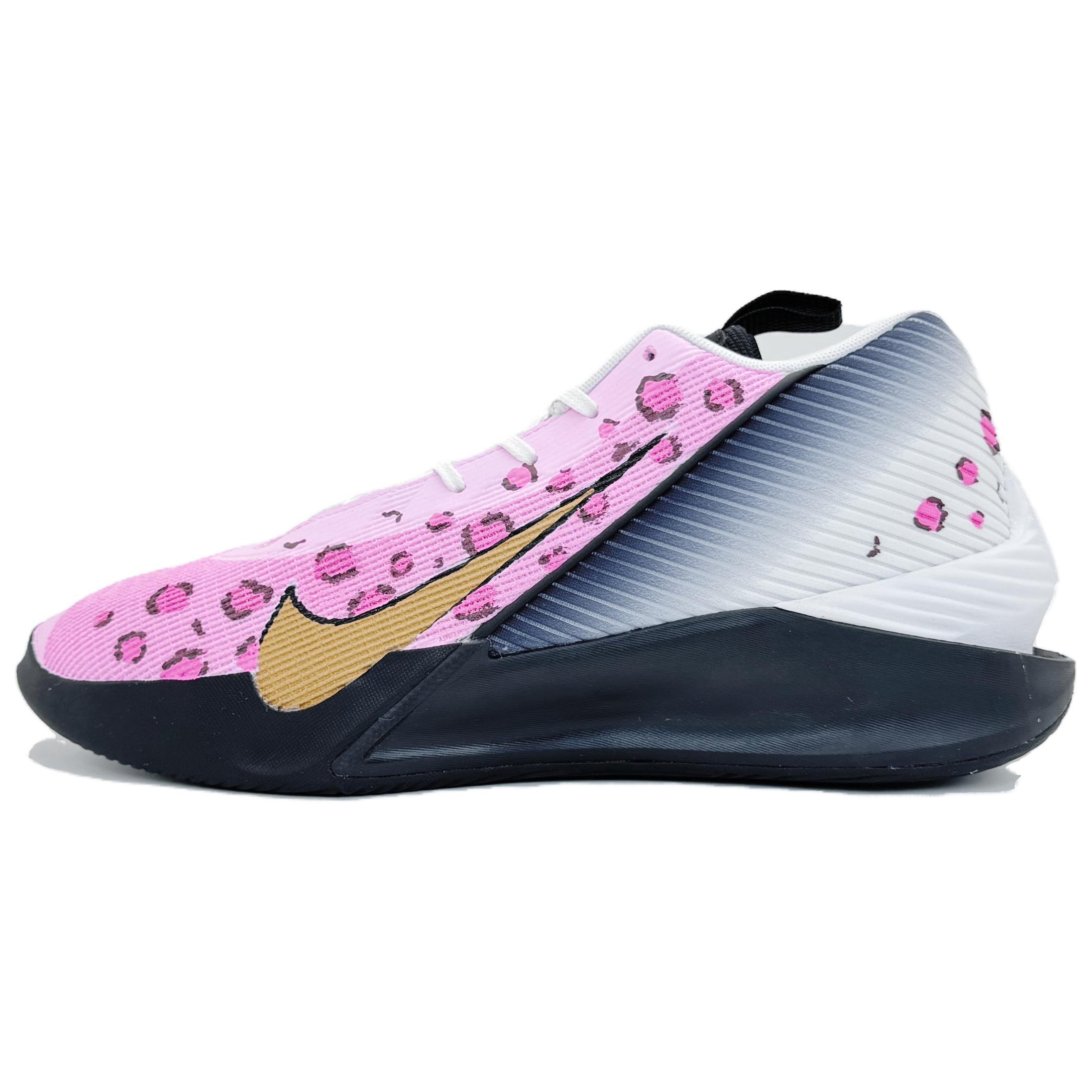 

Nike G.T. Jump Academy Fantasia, Pink Leopard Mid top Basketball Shoes мужские розовые