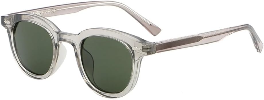 

Ретро солнцезащитные очки для мужчин с защитой от УФ-излучения, зеленые, черные, из ацетата, квадратная оправа, солнцезащитные очки для женщин, унисекс WNCKSQ, Grey With Green