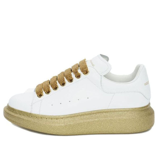 Кроссовки oversized sneaker 'white gold' Alexander Mcqueen, белый