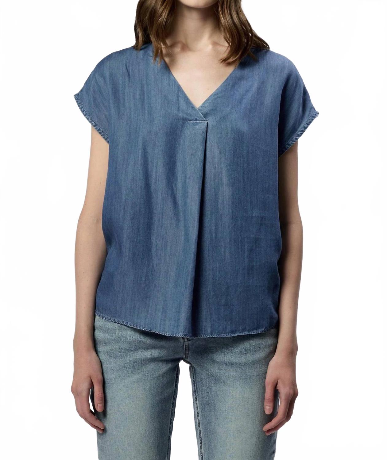 

Топ Kristen Tencel Lyocell Fibers голубой DEAR JOHN DENIM
