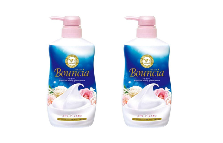 COW SOAP Розовый гель для душа с ароматом розы против зуда ароматный увлажняющий rose 500мл*2/750мл — фото 2