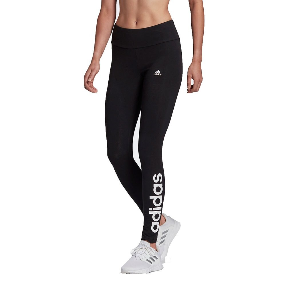 

Леггинсы спортивные adidas Sportswear Essentials Logo High Waist, черный