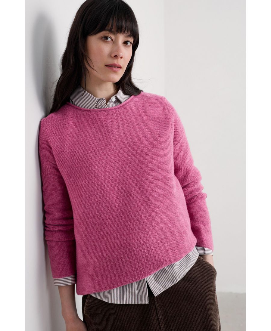 

Женский свитер с длинными рукавами и фруктовым принтом Seasalt Cornwall, Rosa