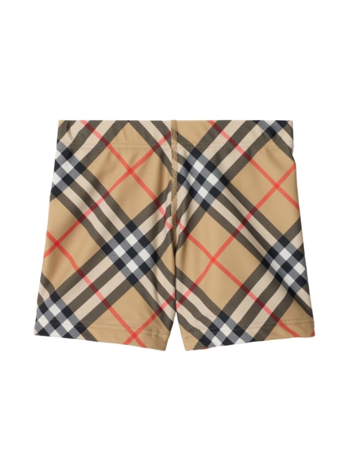 

Шорты для плавания в клетку Burberry Kids, нейтральный цвет