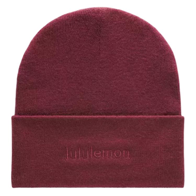 

Lululemon Шерстяная вязаная шапка унисекс черная, Deep Luxe