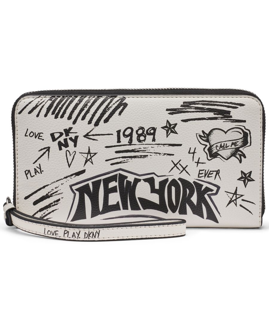 

Женский кошелек Bryar с застежкой-молнией DKNY, Marshmallow