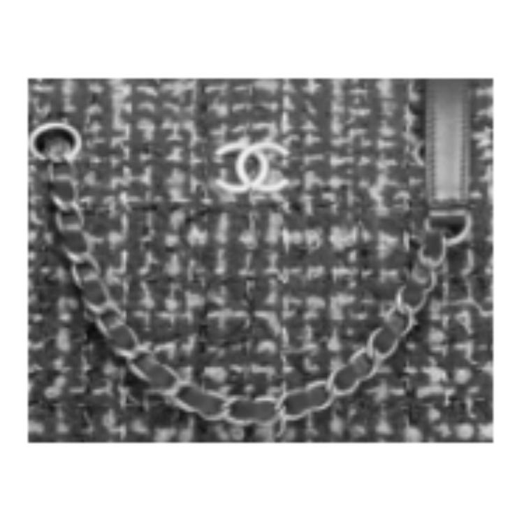 CHANEL Кожаная сумка через плечо из коровьей кожи маленькая женская темно-коричневая — фото 3