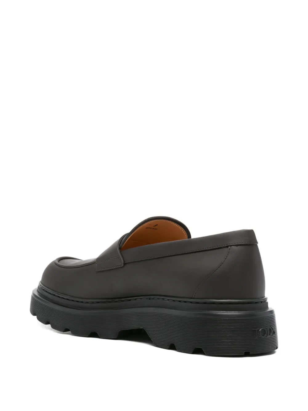 Пенни-лоферы на массивной подошве TOD'S, черный — фото 3