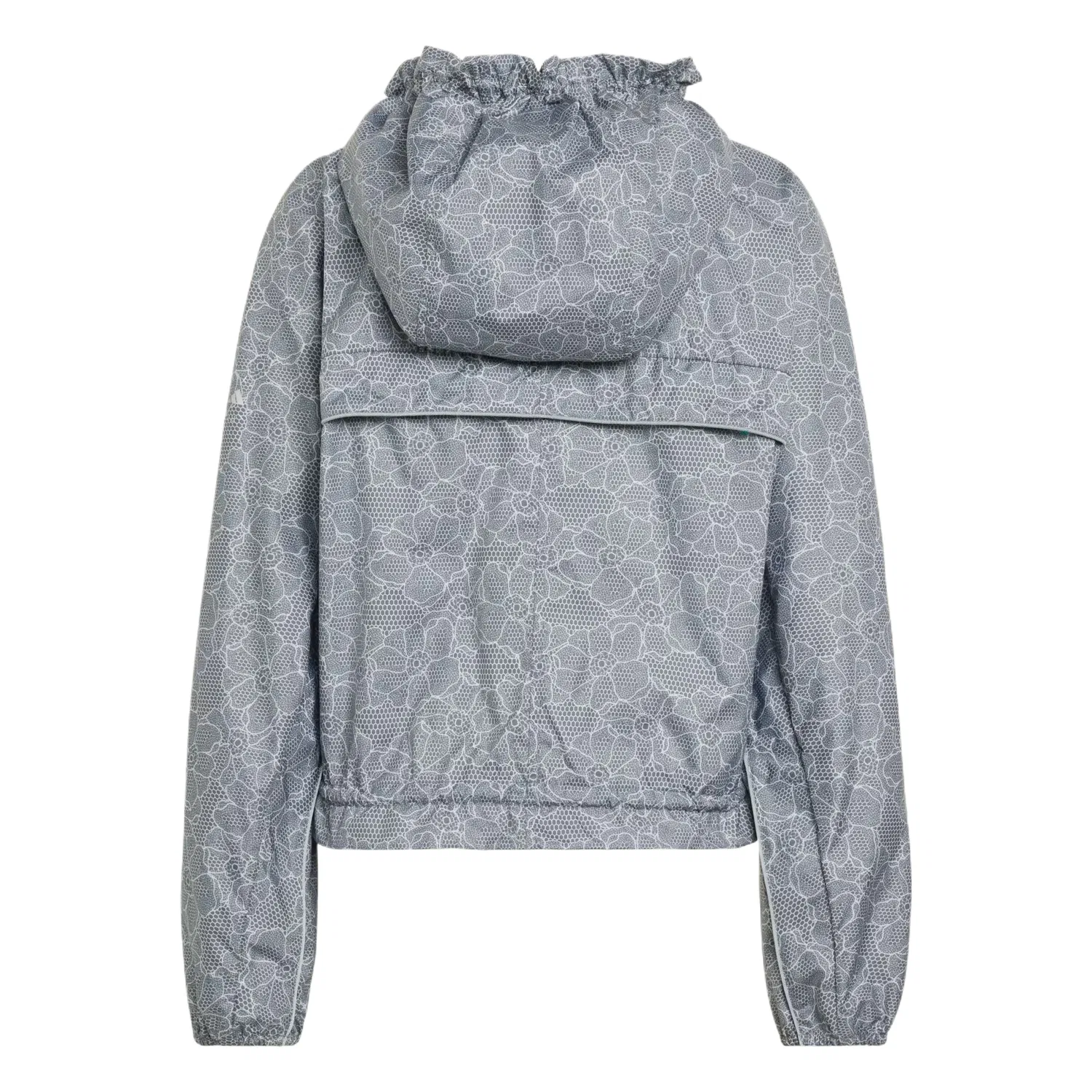 Куртка Running Print Adidas, Light Pure Gray/Agate — фото 3