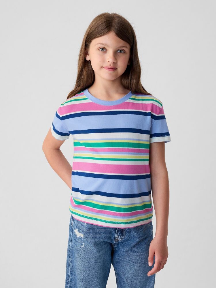 

Детская хлопковая футболка Gap, мультиколор