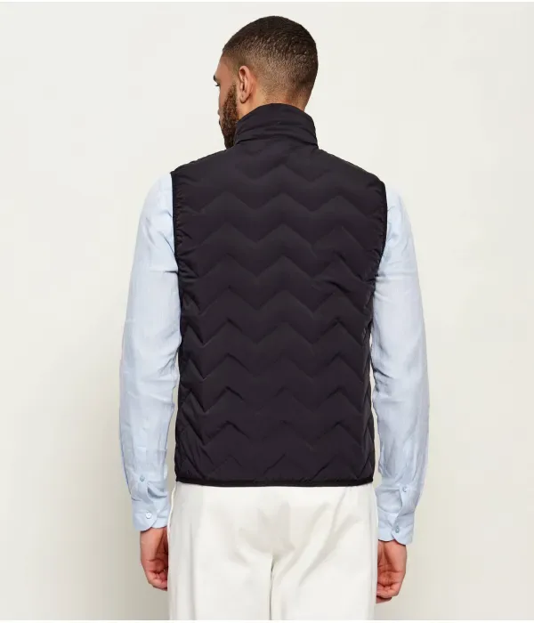 Пуховая куртка без рукавов regular fit Emporio Armani, черный — фото 3