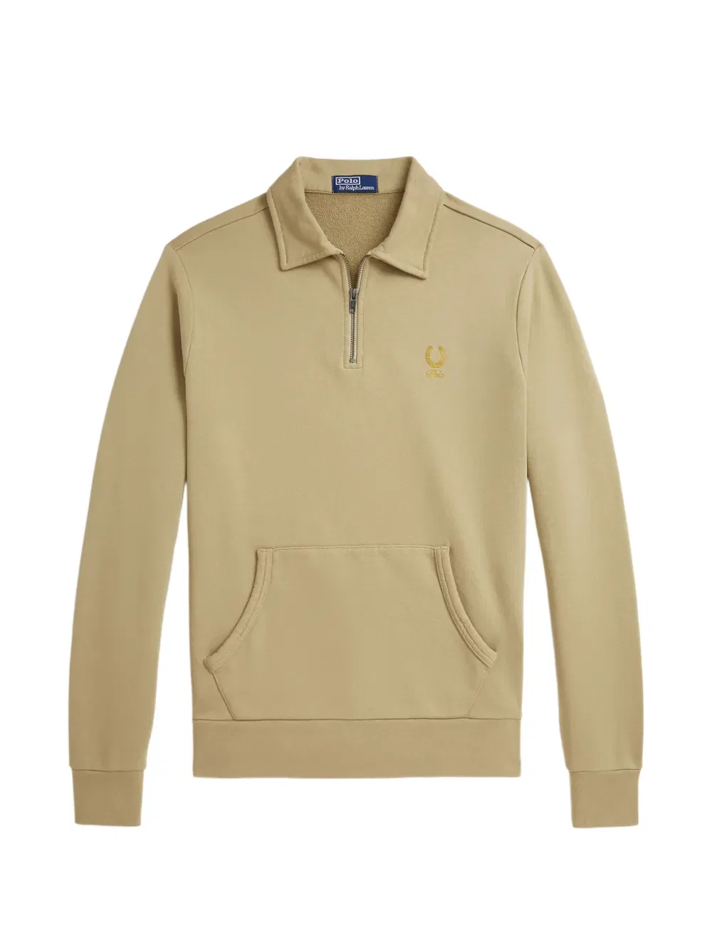 Поло с нагрудным карманом на молнии Polo Ralph Lauren, нейтральный