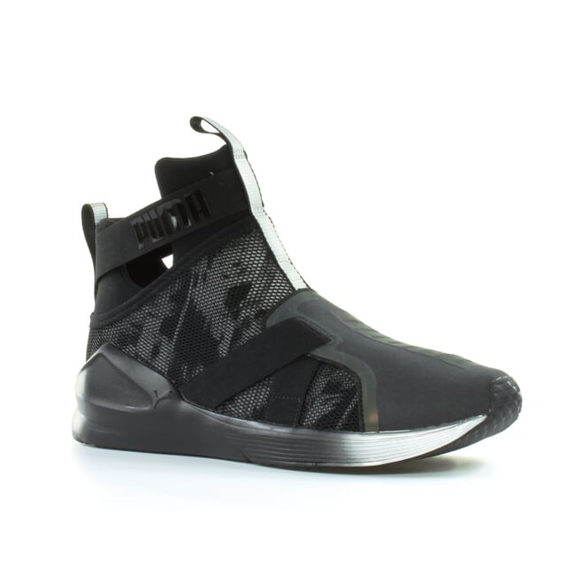 Текстильные женские слипоны Fierce Strap Swan 189461 01 Puma, черный — фото 2