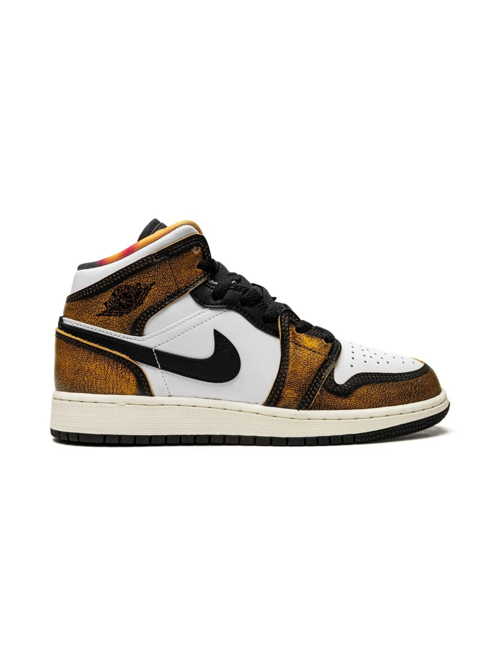 Кроссовки Air Jordan 1 Mid SE Jordan Kids, коричневый — фото 2