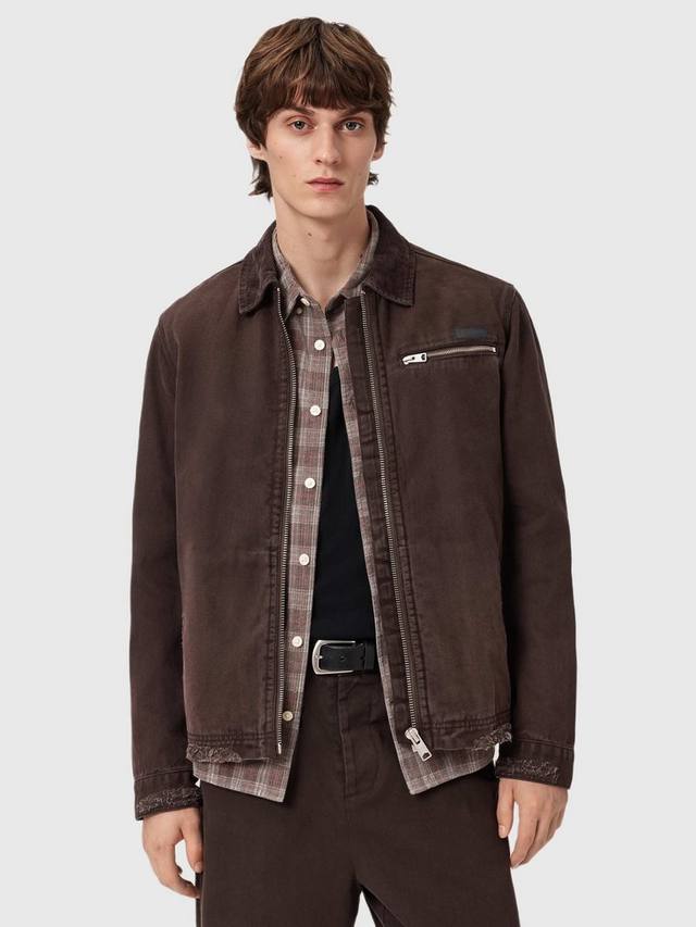 

Rothwell Boxy Fit Utility Jacket AllSaints, Birch Brown