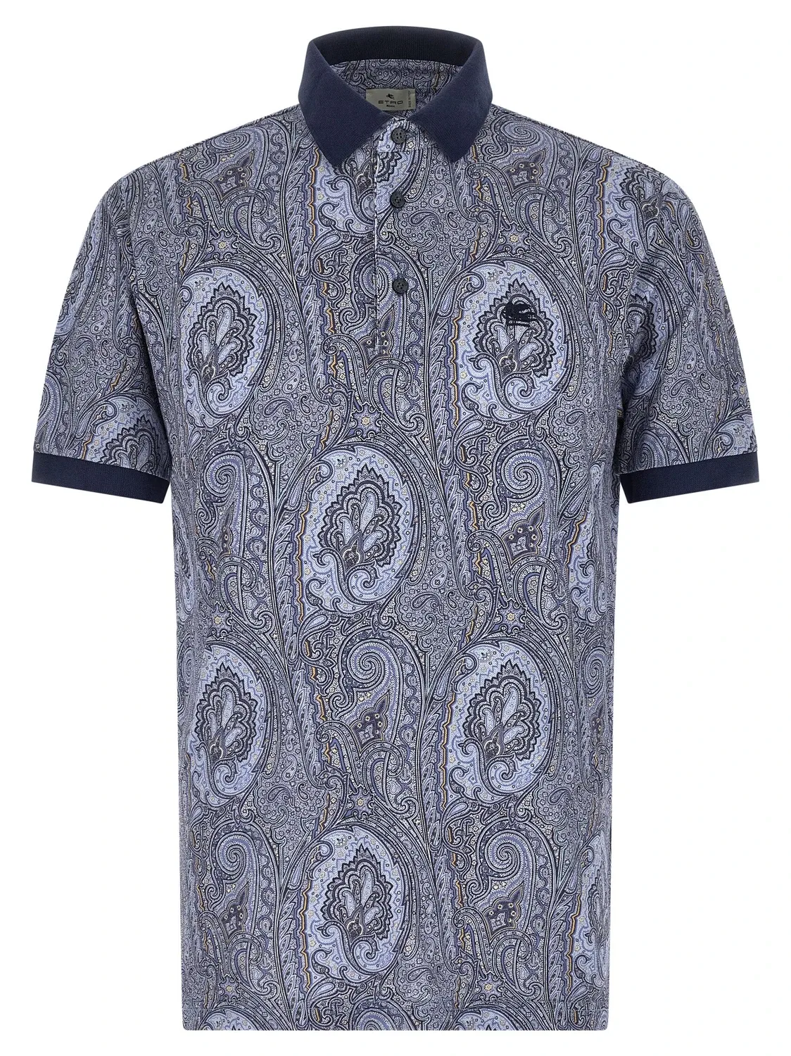 Поло с узором "Arnica Paisley" ETRO, синий