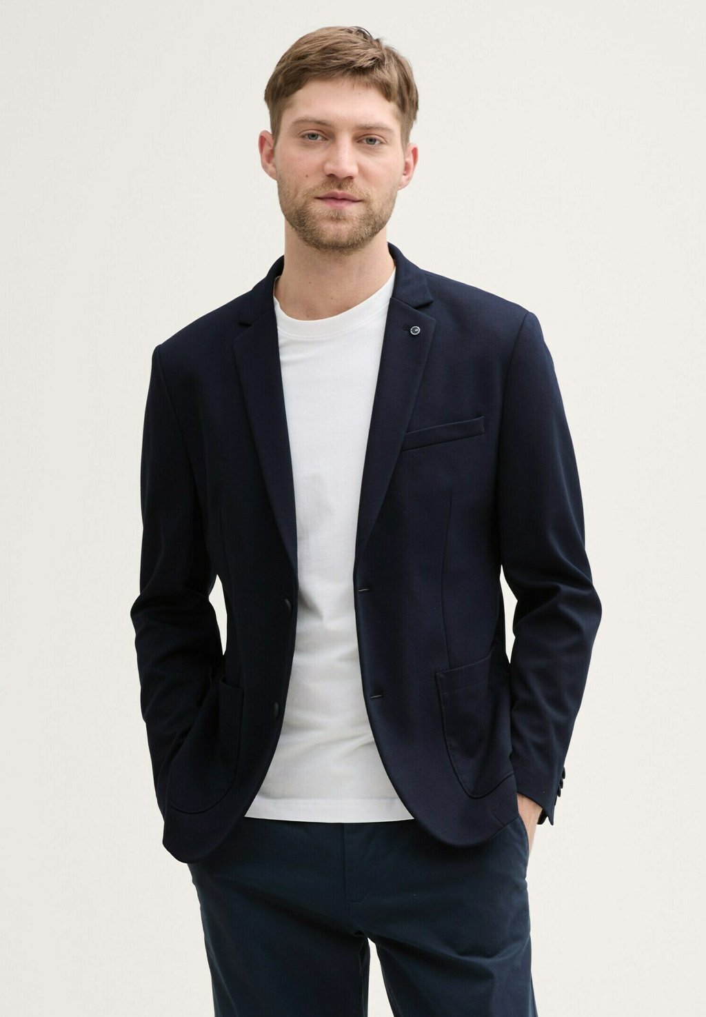 

Пиджак-блейзер REGULAR FIT TOM TAILOR, темно-синий