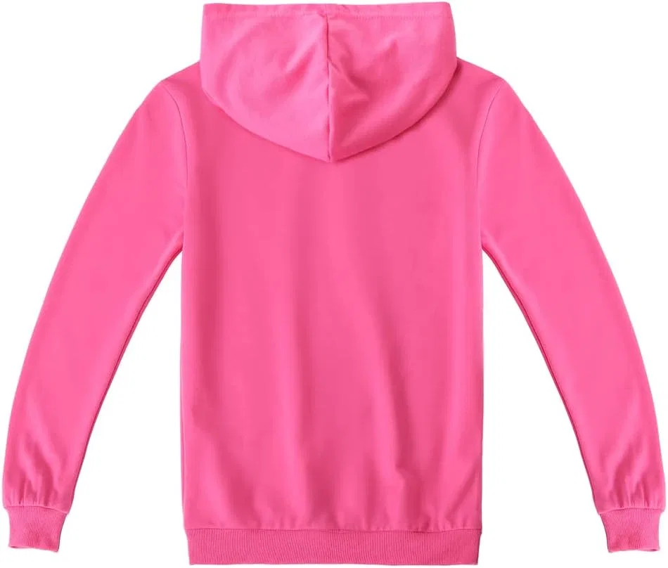 Детский спортивный костюм из худи и штанов, LUQUSKYFEI, Rose Red — фото 3