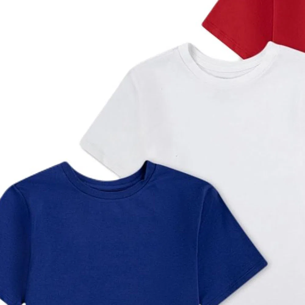 Футболка 3 Pack Kids' Polo Ralph Lauren, 3 Pack (Blue+White+Red) — фото 3