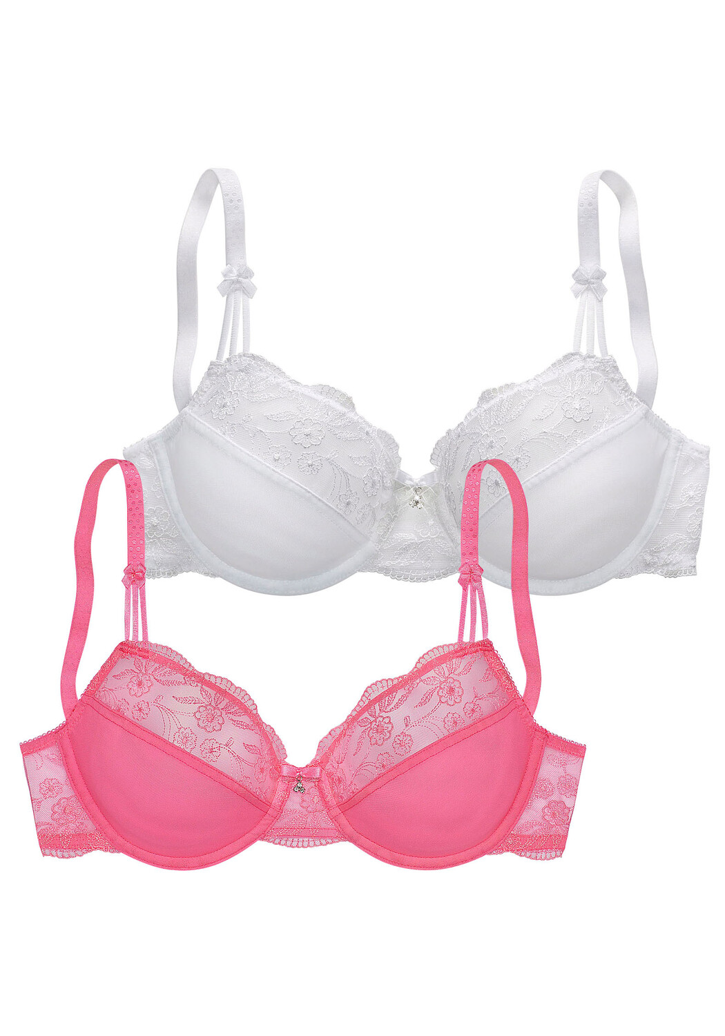 

Бюстгальтер с косточками nuance, цвет pink+weiß